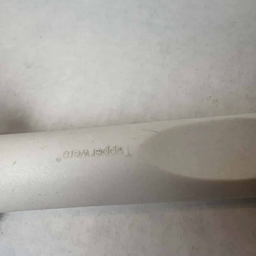 Tupperware Ice Cream Scoop 3045  White Full Size Heavy Duty Blue Tip Scooper